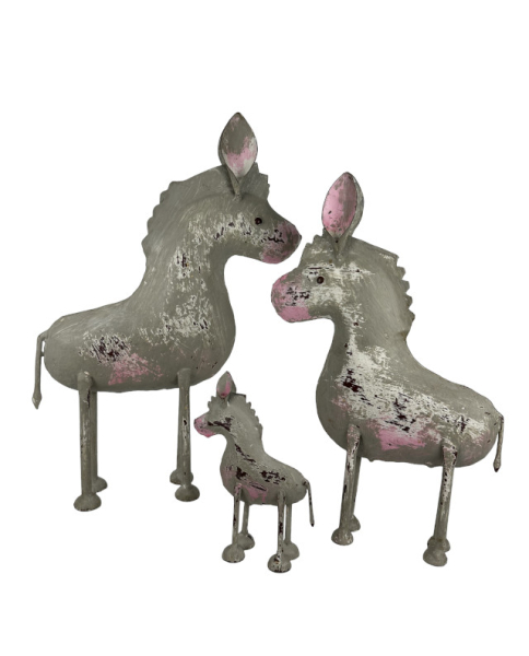 Handgefertigte Eisenesel aus Indien